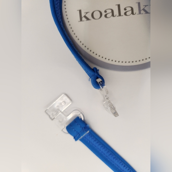 Koala Kids One Piece Swimsuit Girl's 12-18m Blue w Multicolor Ruffles NEW - Picture 6 of 13